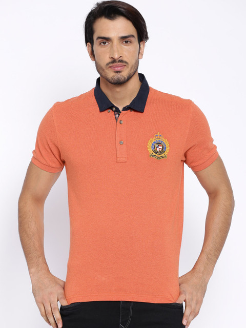 

U.S. Polo Assn. Orange Polo Pure Cotton T-shirt