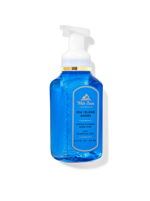 

Bath & Body Works Unisex Sea Island Shore Gentle Foaming Hand Soap - 259 ml, Blue