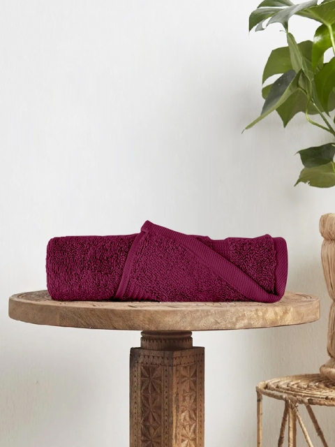 

Divine Casa Maroon 500 GSM Solid Bath Towel