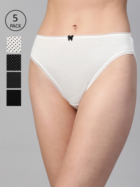 

Marks & Spencer Women Pack of 5 Basic Briefs T612035, Black