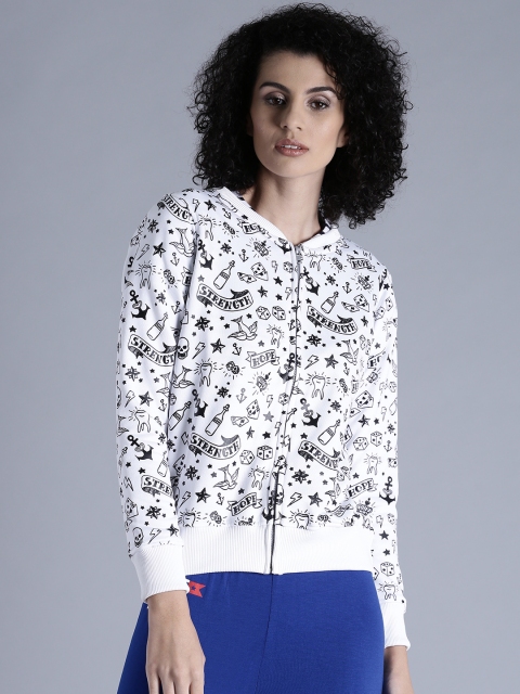 

Kook N Keech White & Black Printed Sweatshirt