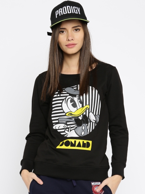 

Kook N Keech Disney Black Printed Sweatshirt