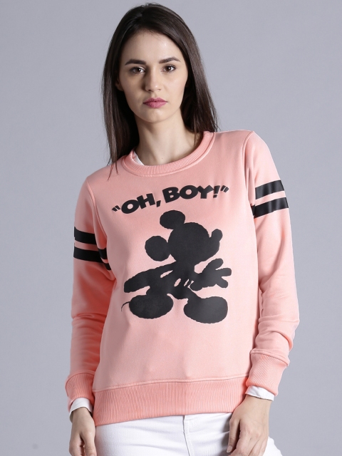 

Kook N Keech Disney Women Pink Printed Sweatshirt