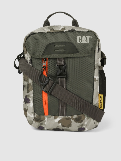 

CAT Unisex Grey Printed KILIMANJARO Messenger Bag
