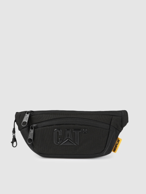 

CAT Unisex Black Solid Waist Pouch