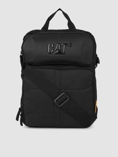 

CAT Unisex Black Solid Messenger Bag