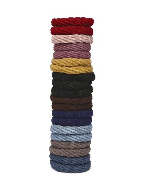 

justpeachy Multi-Coloured Set of 20 Ponytail Holders