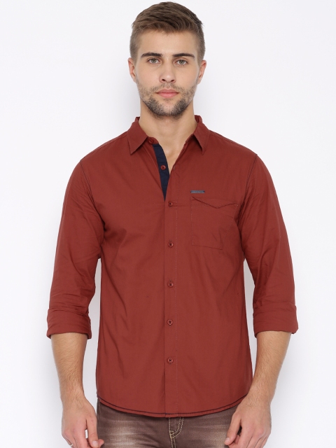 

SPYKAR Red Casual Shirt