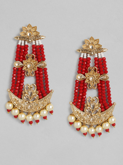 

justpeachy Red Classic Drop Earrings