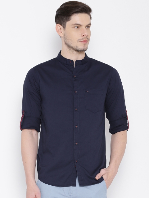 

SPYKAR Navy Casual Shirt, Navy blue