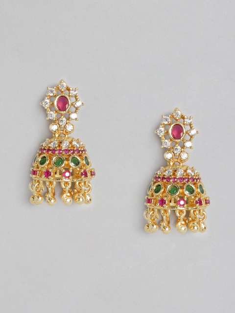 

justpeachy Multicoloured Classic Jhumkas, Multi