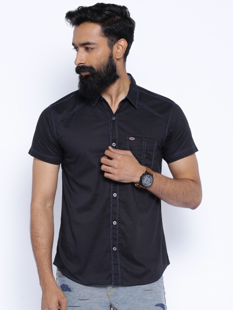 

SPYKAR Black Casual Shirt