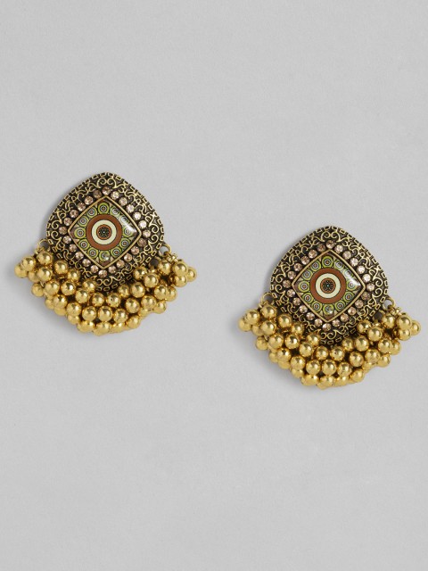 

justpeachy Gold-Toned Geometric Studs