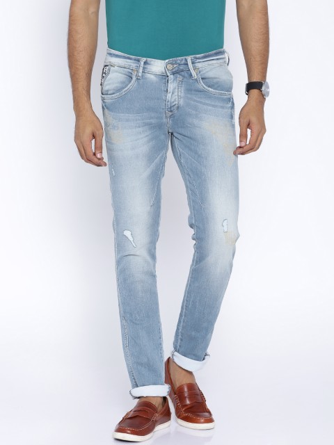 

SPYKAR Light Blue Washed Low-Rise Skinny Fit Stretchable Jeans