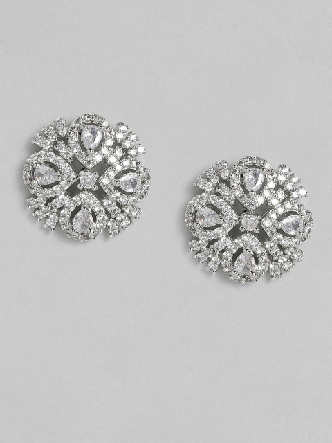 

justpeachy Silver-Plated Circular Studs