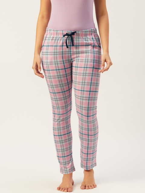 

Sweet Dreams Women Assorted Checked Pure Cotton Lounge Pants