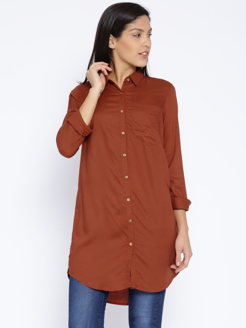 

Silly People Rust Brown Shirt