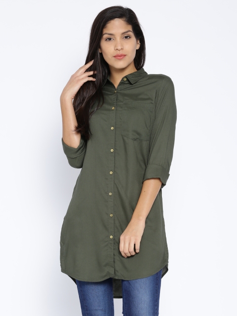 

Silly People Olive Green Shirt