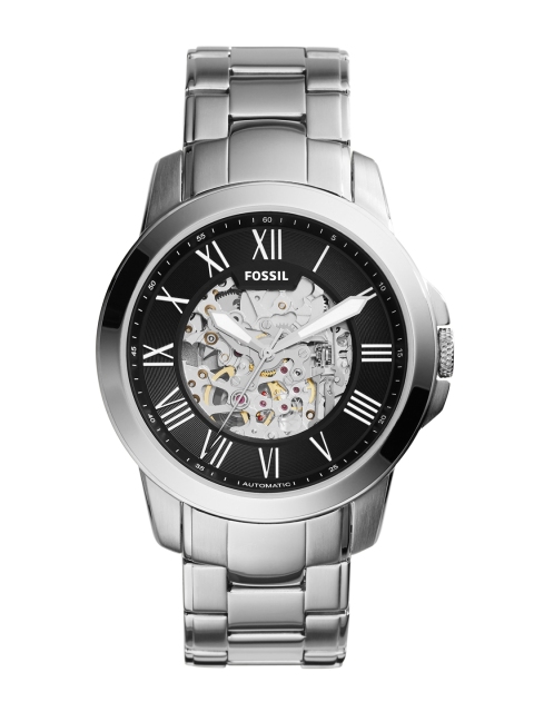 

Fossil Men Steel-Toned & Black Analogue Watch ME3103