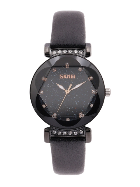

Skmei Women Black Analogue Watch 9188