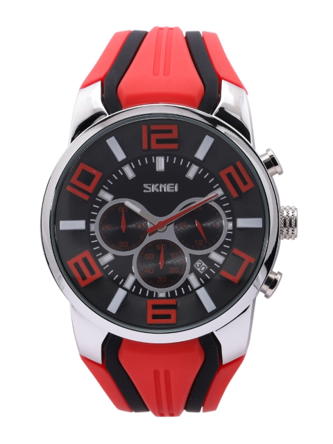 

Skmei Men Red & Black Analogue Watch 9128