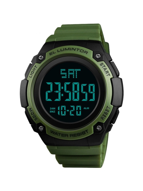 

Skmei Men Green & Black Digital Watch