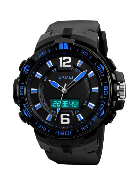 

Skmei Men Blue Analogue and Digital Watch 1273