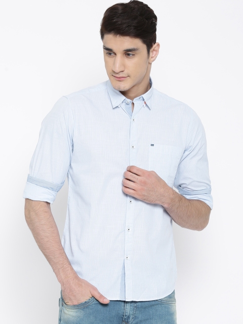 

Pepe Jeans Men Blue Casual Shirt