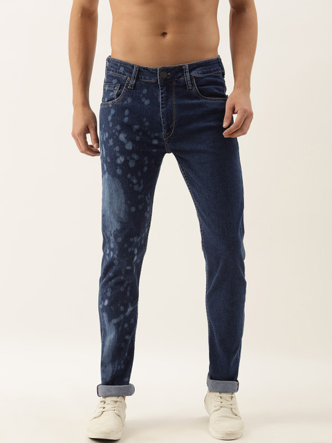

Moda Rapido Men Blue Slim Fit Heavy Fade Stretchable Jeans