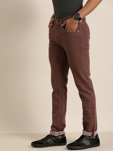 

Moda Rapido Men Brown Slim Fit Stretchable Jeans