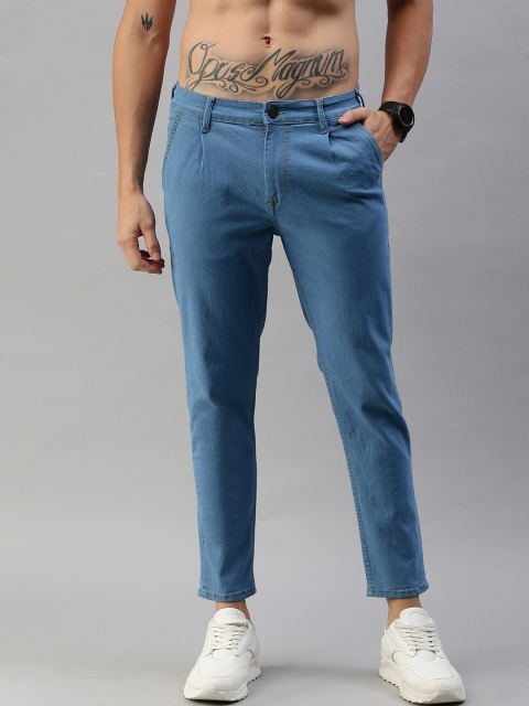 

HERE&NOW Men Blue Relaxed Fit Mid-Rise Clean Look Stretchable Jeans