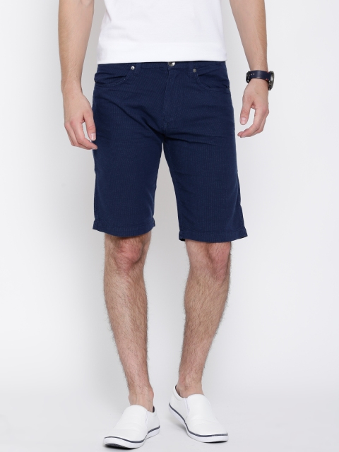 

Pepe Jeans Men Navy Blue Regular Fit Chino Shorts