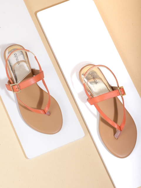 

CORSICA Women Orange Open Toe Flats