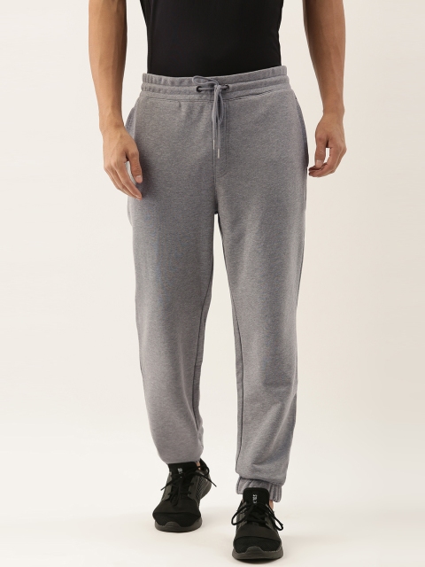 

Calvin Klein Jeans Men Grey Melange Solid Joggers