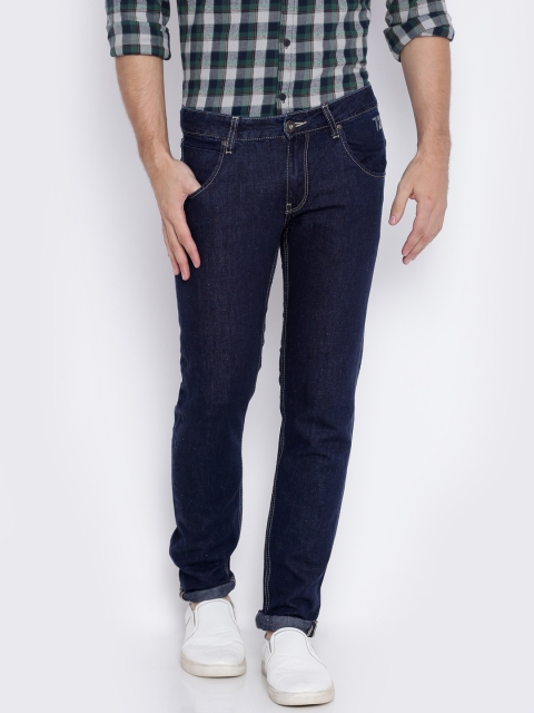 

Pepe Jeans Men Blue Hatch Regular Fit Mid-Rise Clean Look Jeans