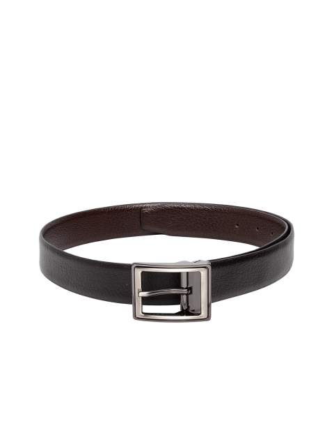 

Teakwood Leathers Men Black Textured Belt