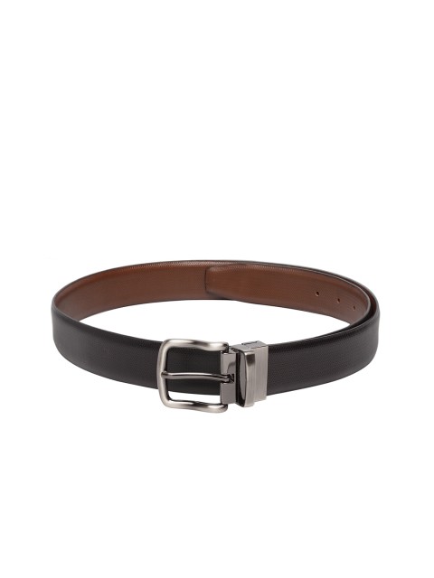 

Teakwood Leathers Men Black Textured