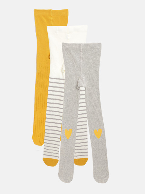 

Marks & Spencer Girls Pack of 3 Sustainable Thermal Stockings, Grey melange