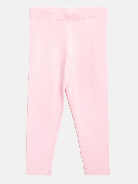 

Marks & Spencer Girls Pink Solid Ankle-Length Sustainable Leggings