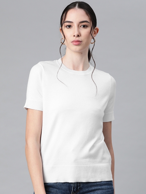 

Marks & Spencer Women White Pullover