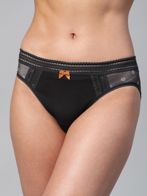 

Marks & Spencer Women Black Solid Basic Brief
