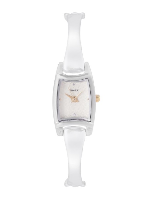 

Timex Women Beige Textured Analogue Watch TWTL021HH