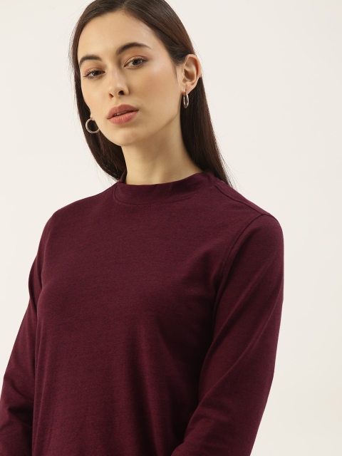 

her by invictus Maroon Regular Top