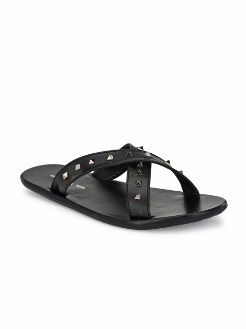 

Big Fox Men Black Embellished Sliders