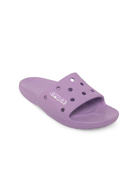 

Crocs Classic Unisex Purple Self Design Sliders