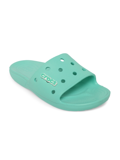 

Crocs Classic Unisex Green Flip Flops, Sea green