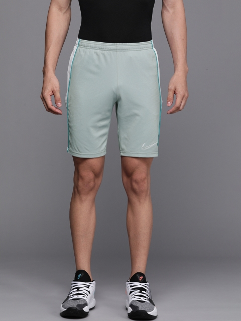 

Nike Men Grey Solid Regular Fit Dri-Fit Football Shorts