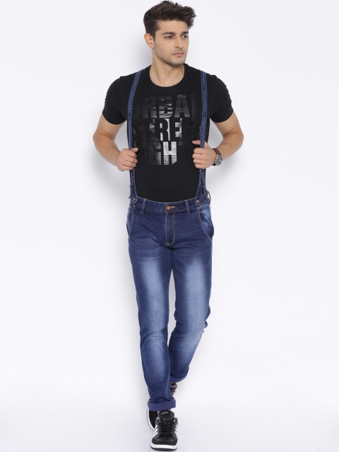 

Numero Uno Blue Martin Jeans with Suspenders