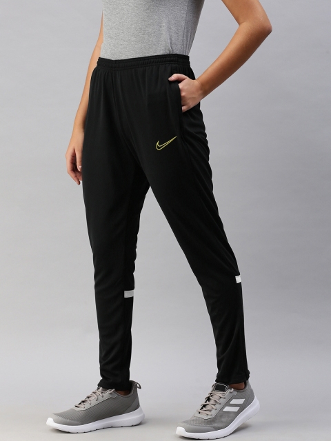 

Nike Women Black Regular Fit DF ACD21 PANT KPZ Dri-Fit Solid Track Pants