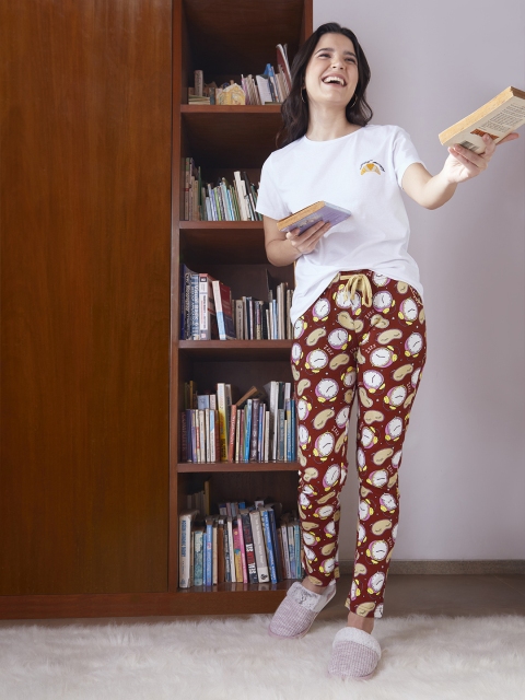 

Sweet Dreams Women Assorted Printed Pure Cotton Lounge Pants
